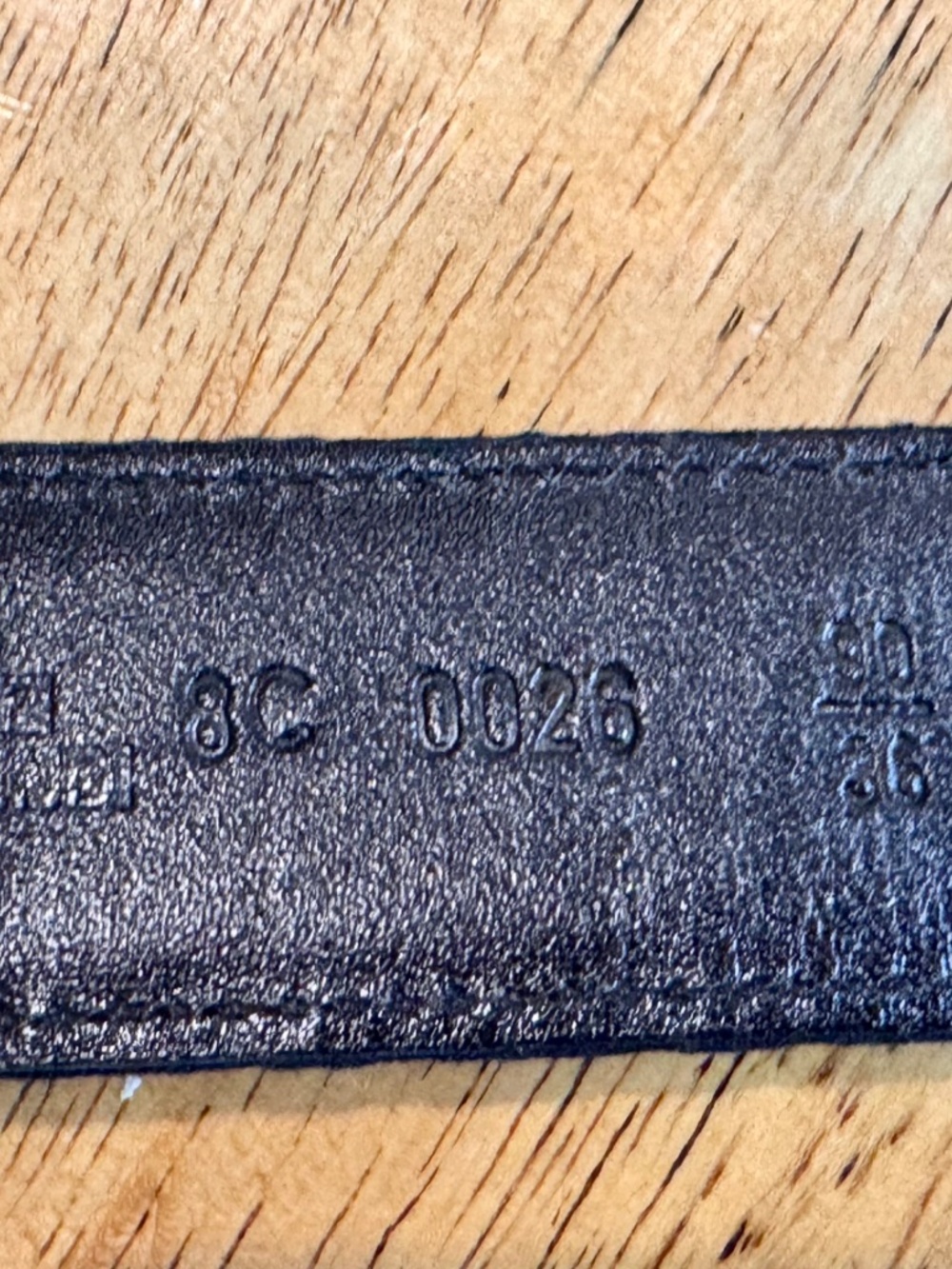 Unisex Fendi Zucca Canvas & Leather Belt, Size 36/90 NWOT - Picture 6 of 9